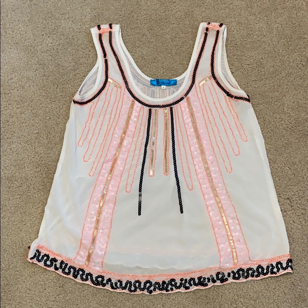 Boutique small beaded top